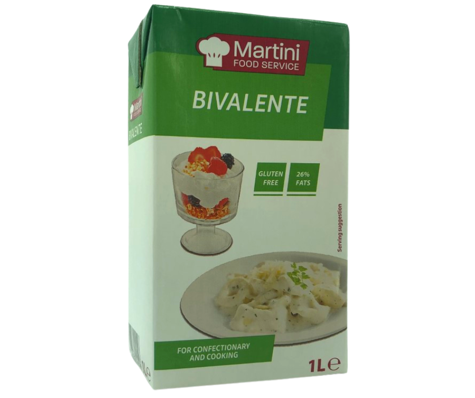 BIVALENTE UHT CREAM COOKING &amp; WHIPPING 1LT