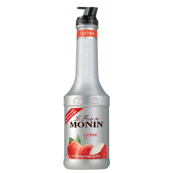 MONIN LYCHEE FRUIT PUREE 1LT