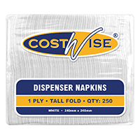 TALL FOLD DISPENSER NAPKINS X 5000