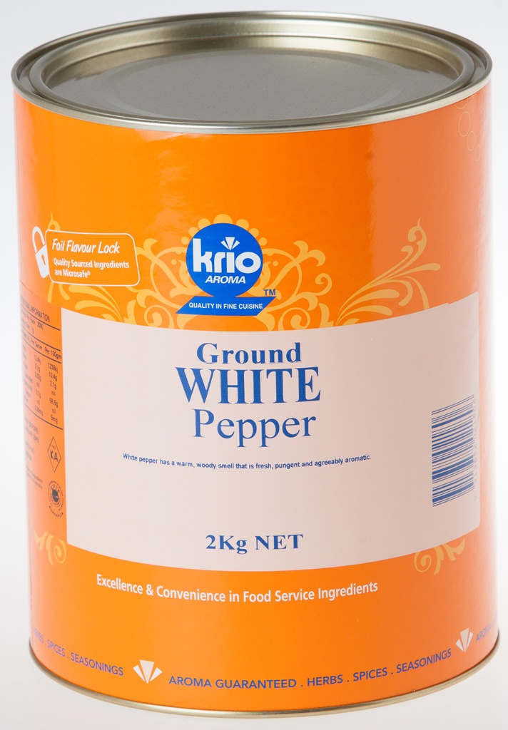 GROUND WHITE PEPPER 1KG