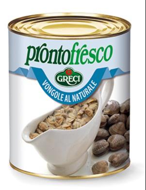 VONGOLE (CLAM MEAT) AL NATURALE 850GM