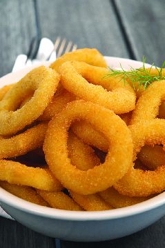 CRUMBED TENDER SQUID RINGS 1KG