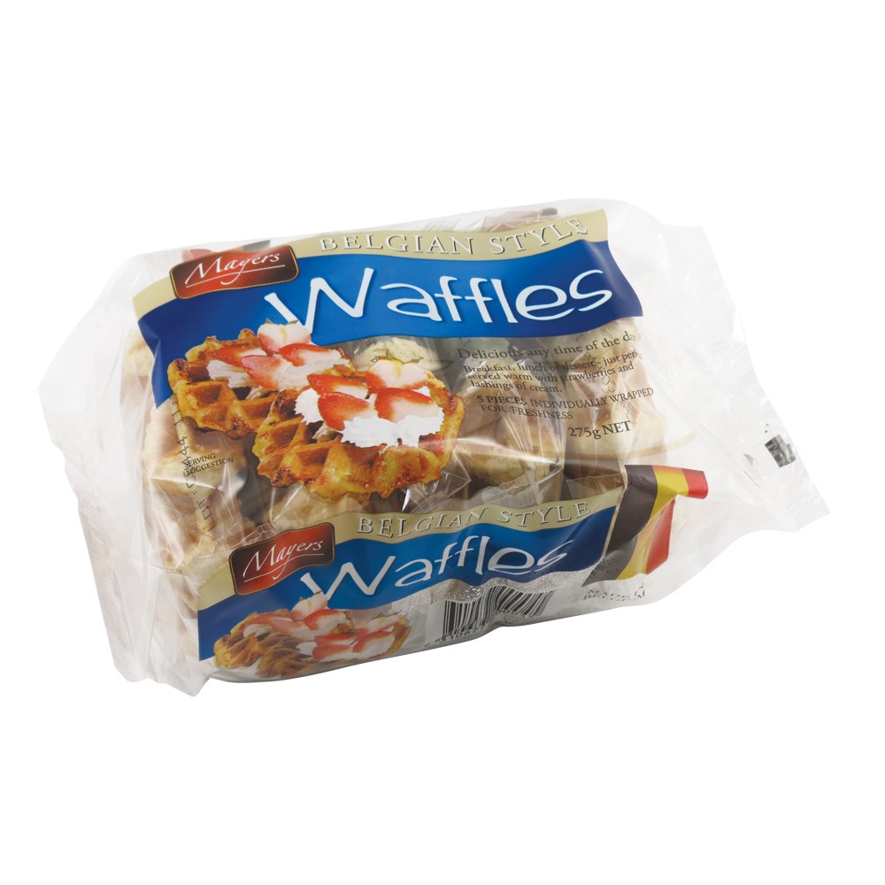 BELGIAN Style WAFFLES  275g x 14