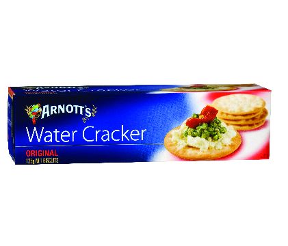 WATER CRACKERS 125GM