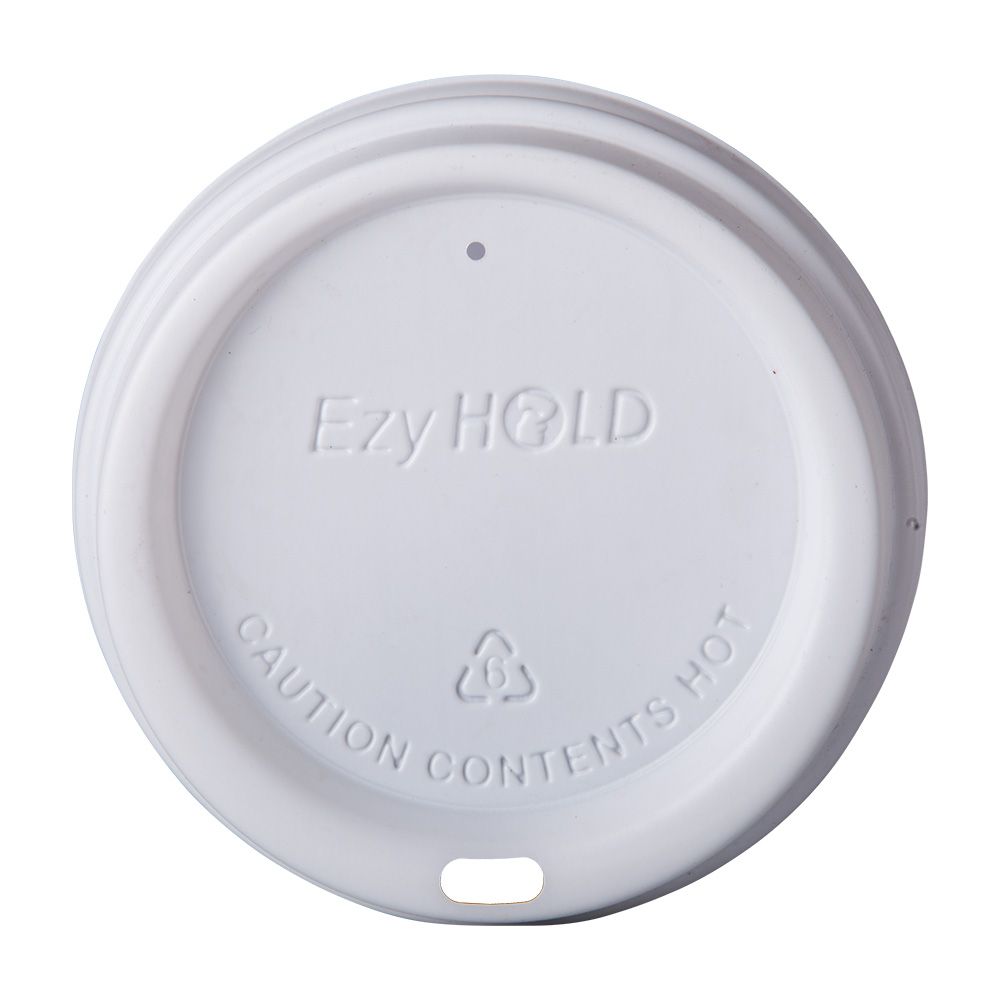 8oz Dome Lid (80mm) - White x 1000