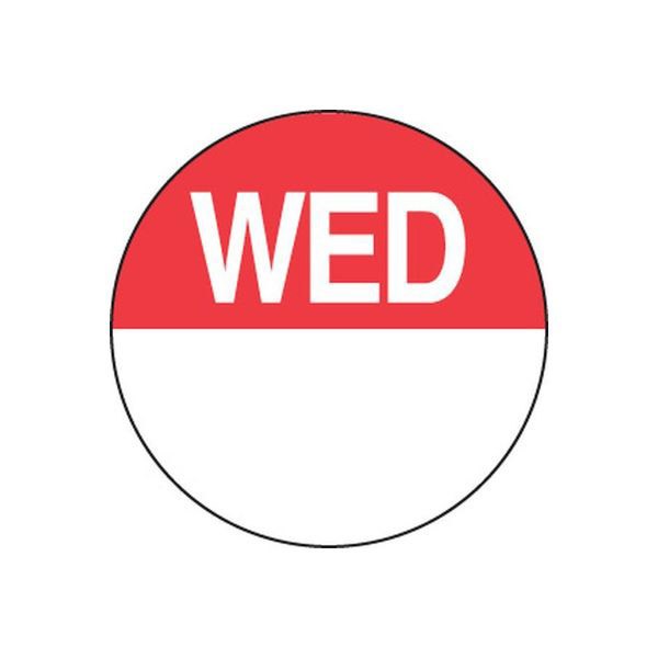 DAY DOT STICKERS 24MM DURABALE X 1000 - WEDNESDAY