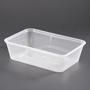 CAPRI PLASTIC RECTANGULAR CONTAINERS 500ML X 50