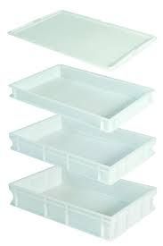PLASTIC DOUGH BOX 60 X 40 X 7CM