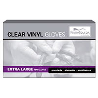 POWDER FREE  EXTRA LARGE VINYL GLOVES X 100