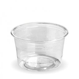 [BIOPAK_R140] 140ML PLASTIC ROUND SAUCE CONTAINERS X 50