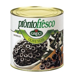 [PRONTOFRESCO/296] SLICED BLACK OLIVES 2.6KG