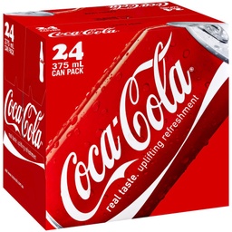 [COKE/CANS] COCA COLA 375ML X 24