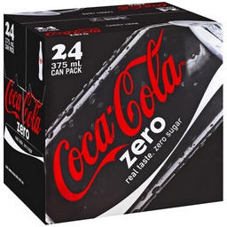 [COKE/ZERO] COKE &quot;NO SUGAR&quot; 375ML X 24