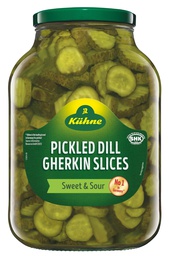 [GHERSLICED] Kuhne Dill Pickled Gherkins Sliced 2650ml