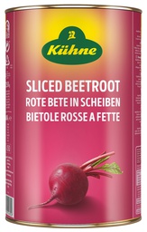 [KUHBEESLI4250] Kuhne 43027 Crinkle Cut Beetroot Slices 4250ml [U]